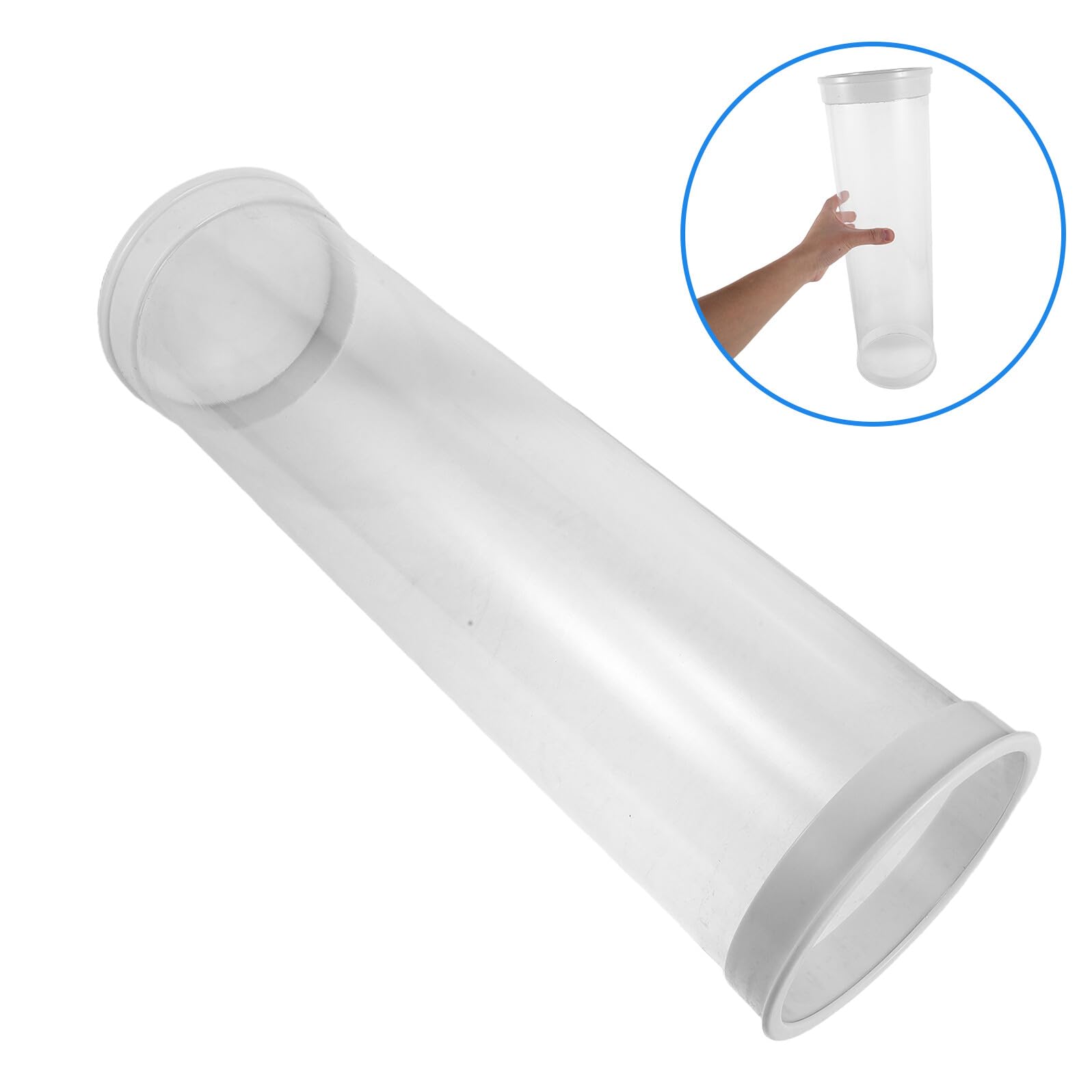 ERINGOGO Tube de Rangement Rigide pour Flotteurs de Pêche en PC Transparent Bouchons Étanches, Réglage Polyvalent pour Pêche en Bord de Mer en Extérieur