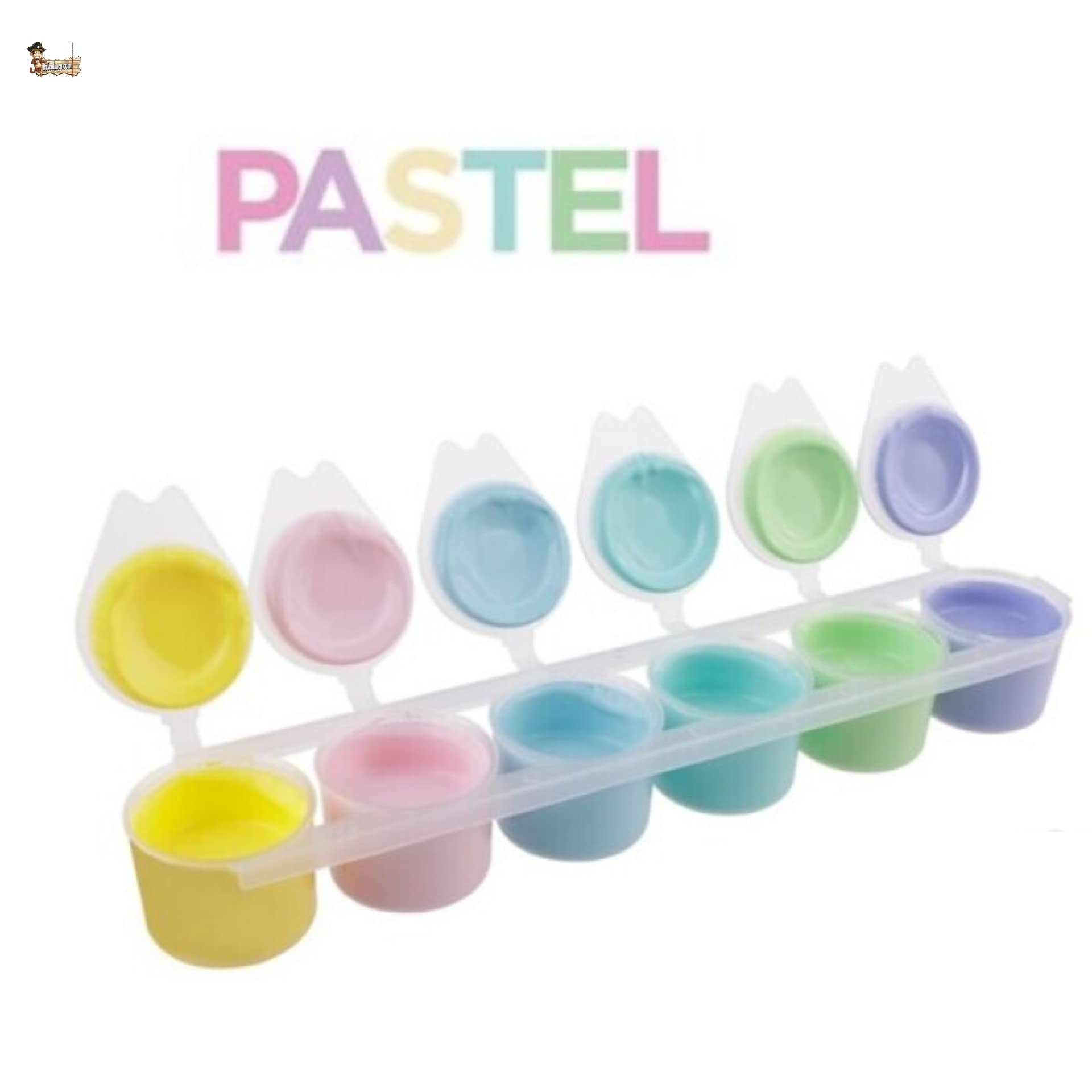 BricoLoco - Kit di 30 tempere di colori primari diversi Materiale di disegno per bambini e adulti