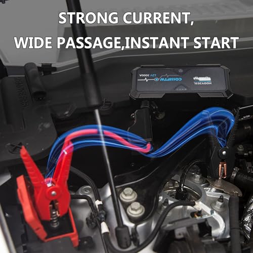 Image of 3000A Jump Starter Portable car Battery Booster for 10L gasoline /8L Diesel Engines,12V Power Bank with USB Charging and LED Lights,Suitable for Cars,Trucks,Off-Road Vehicles and Motorcycles