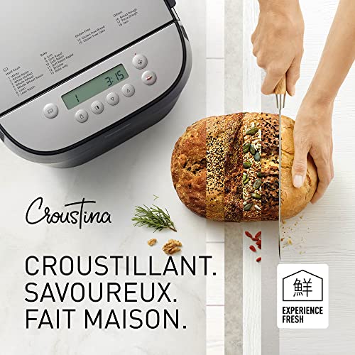Panasonic SD ZF2010KXF Machine à Pain Croustina Cuisson sans Gluten Réglage pour Pâte à Pizza Double Capteur de Température 18 Programmes Automatiques Minuterie Numérique - vue 4