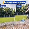 TasuoX Triple Turbo Nozzle Pressure Washer, 3-in-1 Power Washer Turbo Nozzle with 1/4" Quick Connect, 360° Rotating Turbo Nozzle Tip- 4000 PSI, 4-6 GPM, 2.0 Orifice, Blue
