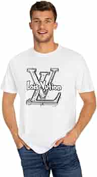 LOUIS VUITTON ロゴプリント Tシャツ ホワイト Vl -Printed T-Shirt |Color - White |Fabric - Cotton| Size-S