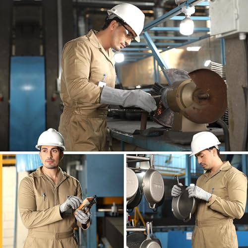 Image of NY Threads Men's Twill Coverall Relaxed Fit Long Sleeve Utility Work Wear