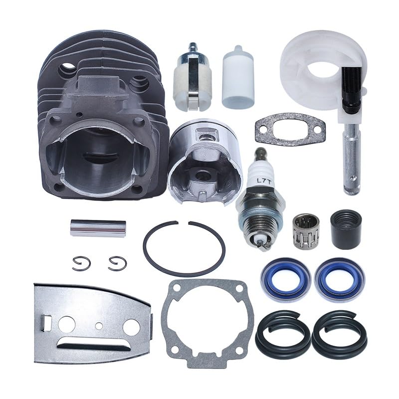 Kit de pistón de Cilindro de 46mm for Bomba de Aceite de motosierras Husqvarna 55 for Rancher 51 50