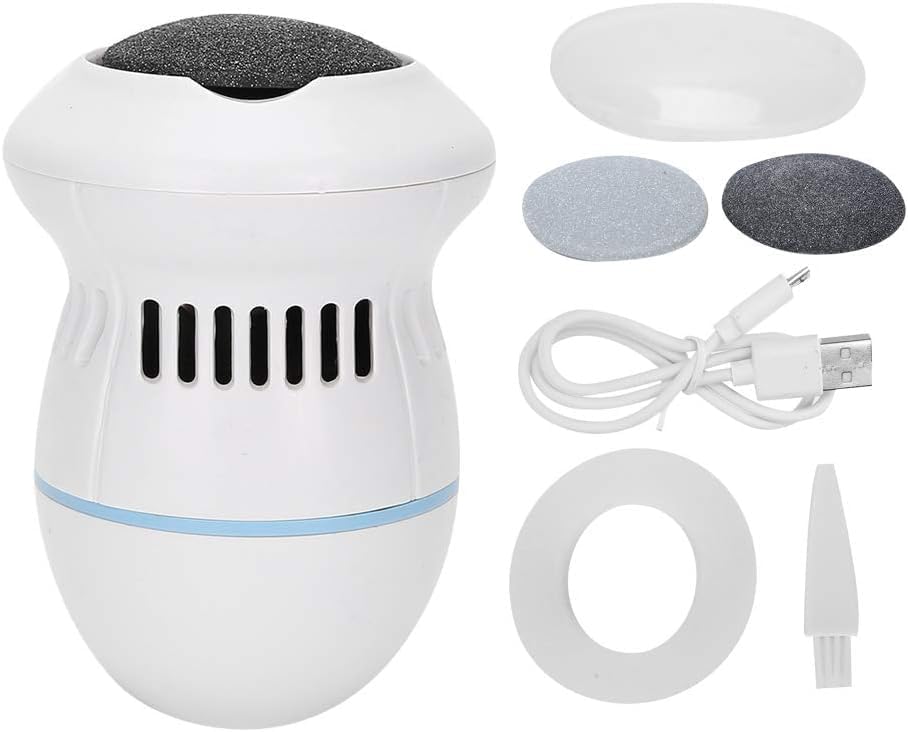 BEHAHAI Callus Remover for Feet,Foot Scrubber for Dead Skin Remover,Foot File Removes Hard Skin, Leaves Feet Smooth,Pedicure tools - Foot Scraper Rasp. (WHITEBLUE) 1