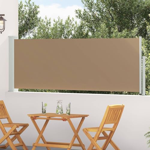 Store latéral rétractable 500 x 100 cm pour protéger votre terrasse du vent