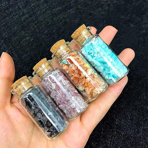 Mozeat Lens Small Glass Bottles, 10 PCS Mini Jars with Cork Lids Message Bottle Terrarium Jar Tiny Wishing Bottles miniature Sand Art Bottle Sample Bottless for DIY Crafts Decoration Weddings
