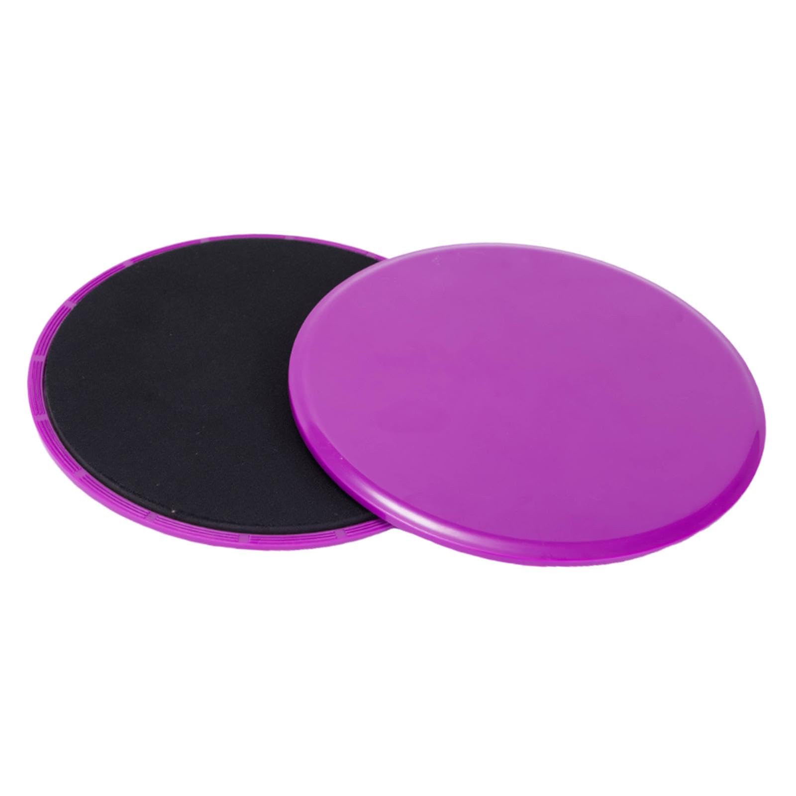 2Pcs Core Sliders Workout Home Gym Travel Lightweight Portable Sliding Discs Purple-image-29
