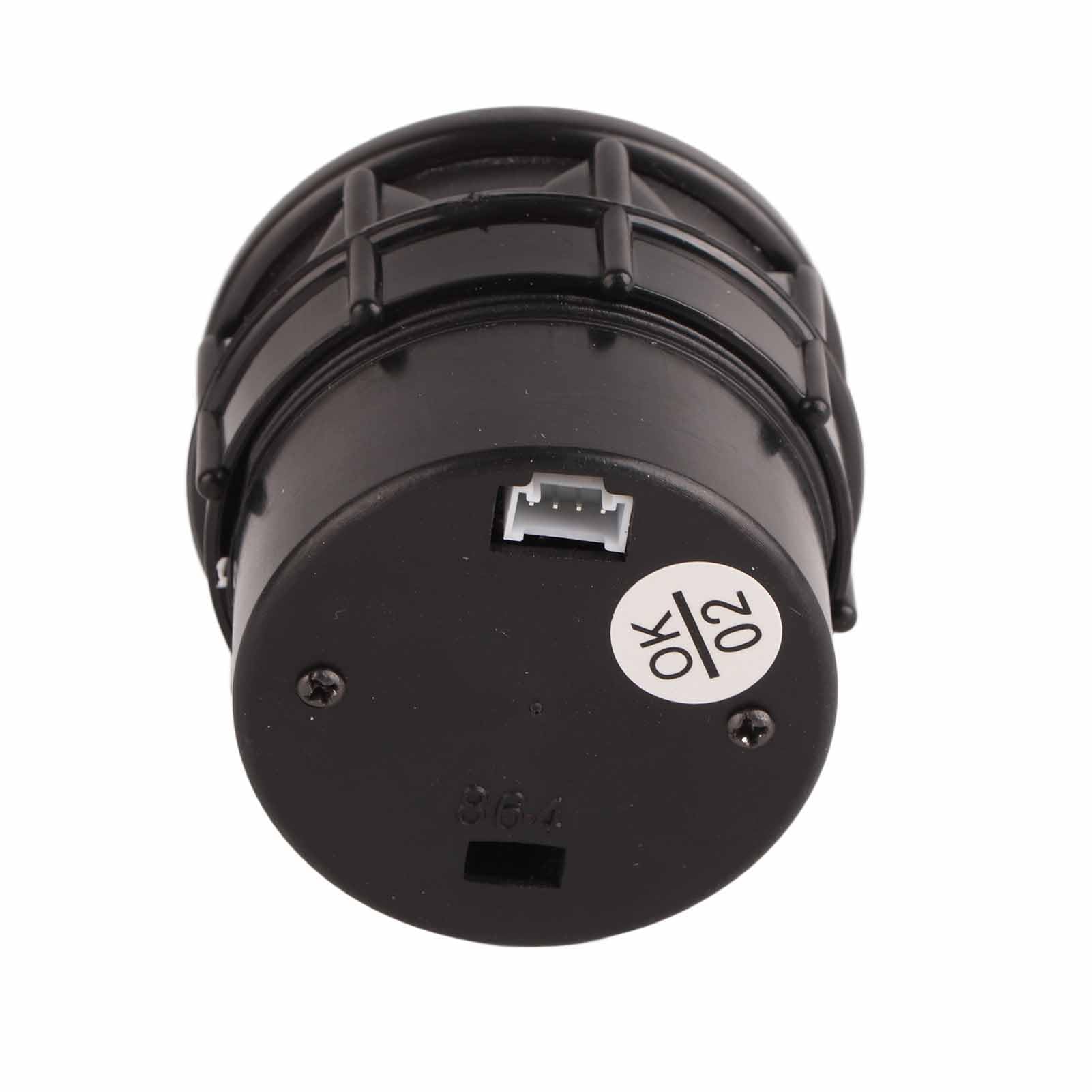 Qiilu Toerenteller, 52mm / 2in 7 Kleuren Universele Toerenteller Revolution Meter met 0-10000 RPM Meetbereik
