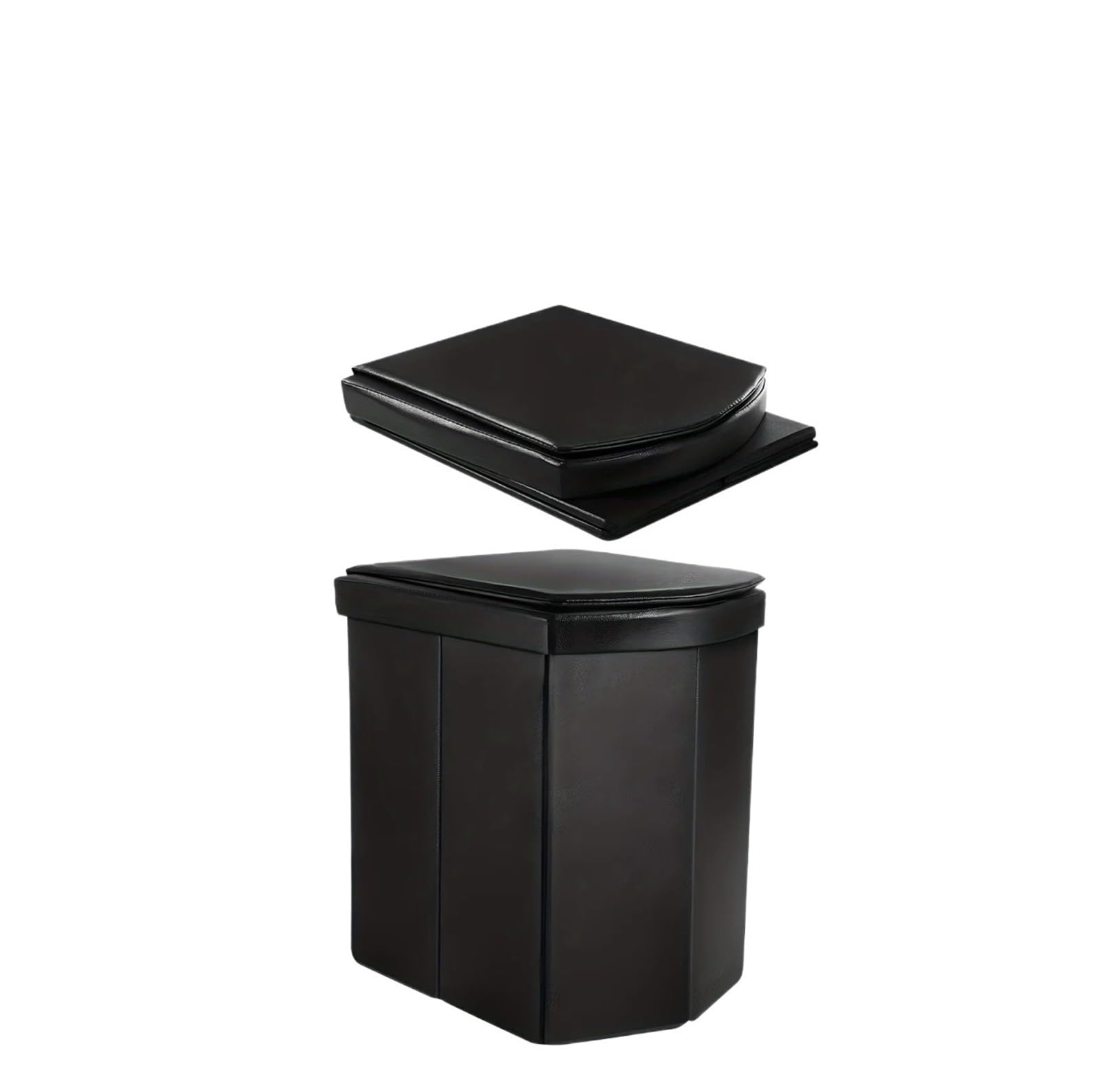 Inodoro Plegable Inodoro portátil for Acampar, Cubo Multifuncional, Inodoro portátil for Adultos, Inodoro Plegable de Viaje, fácil de Instalar