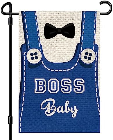 INNORU Boss Baby Tortenaufsatz | 1. Geburtstag | Babyparty Deko | Schwarz Glitzer