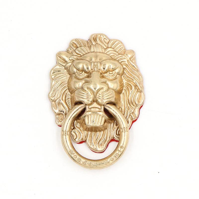 BeFunky Mobile Phone Ring Grip Holder Stand, Lion Head Phone Grip 360 Degree Rotation for All Mobile Phone and Tablet (Universal) (Shiny Gold)-image-40