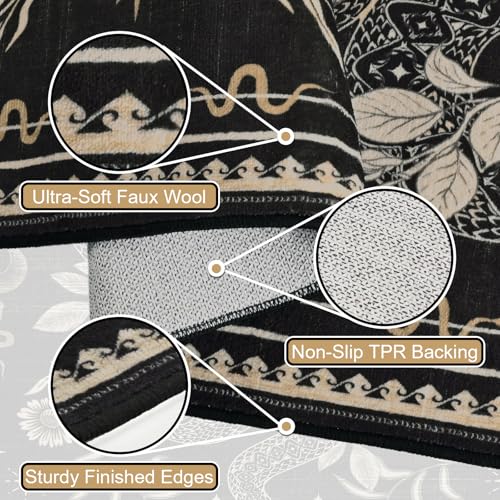 Tapete corredor Yinhua 2x7'3 lavable y antideslizante miniatura 5