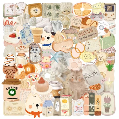 Image of 1234 Pcs Japanese Sticker Book -Lovely Little Things | 30 Sheets INS Style Cute Cartoon Sticker Book | Kawaii Stickers for Journaling, Scrapbooking, Planners DIY Craft Stickers