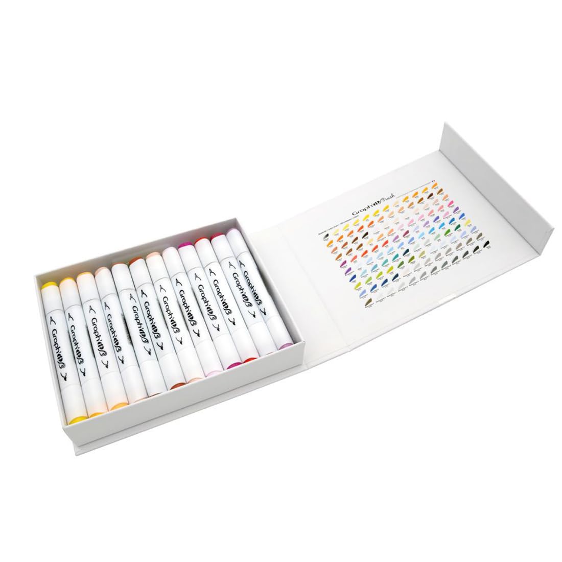 graph' it Brush gi80210 Essential Set de 24 rotuladores (doble punta, colores surtidos
