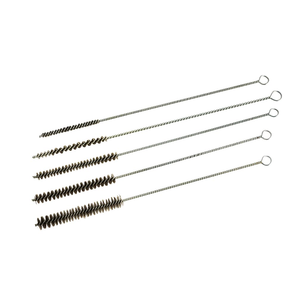 5 PCS Tube Brush Set Stainless Steel Wire Tube Brushes, Metal Cleaning Brush for Tubes (6mm/8mm/10mm/12mm/15mm)