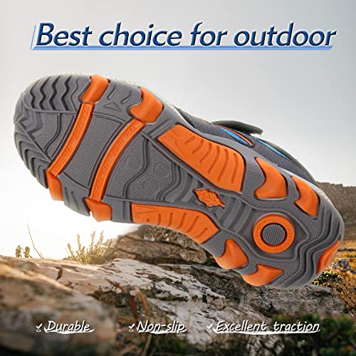 Boys Hiking Shoes Kids Sneakers Outdoor Waterproof Athletic Running Slip Resistant Comfortable (Little/Big Kids)3