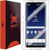 Galaxy Note 8 Screen Protector + Full Body, Skinomi TechSkin Full Coverage Skin + Screen Protector for Galaxy Note 8 Front & Back Clear HD Film
