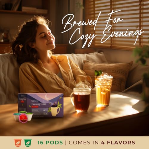 Image of Evening Calm Tea Pod Gift Set (16 Count) - 4 Flavors Assorted Variety Pack
