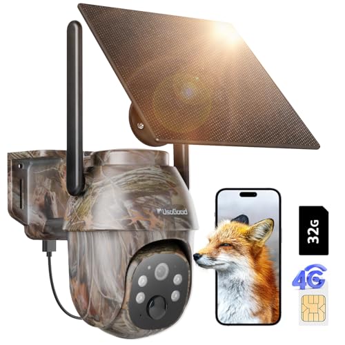 usogood 4G LTE Cellular Trail Camera with 32GB Memory