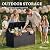 YITAHOME 95 Gallon Large Outdoor Deck Box