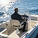 Amarine Made Boat Seat Pedestal, Aluminum Adjustable Boat Seat Base, 17