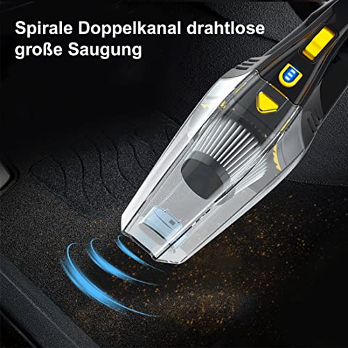 KEAGAN Aspirateur à Main, aspirateur à Main sans Fil 8000 Pa, aspirateur de Voiture Humide et Sec Haute Performance 120 W, Charge de la Batterie au Lithium, avec Fonction d'affichage de la Puissance - Image 5