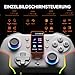 ECHTPower Interaktiver TFT Bildschirm Wireless Controller für PC/Switch/Switch 2/iOS/Android, 2.4G PC Gamepad mit 1000Hz/Hall-Effekt Joystick/Trigger/Vibration/RGB Beleuchtung/Programmierbare Tasten