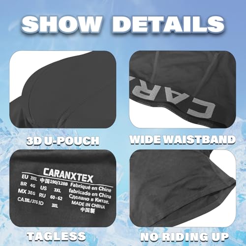 Men's Boxer Brief Breathable Underwear Moisture Wicking Boxer Briefs Built-in with 3D Pouch Underwear Trunks4