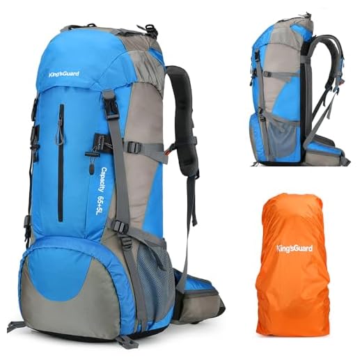 Best backpack for summer camp King'sGuard 70L Waterproof Camping Backpack