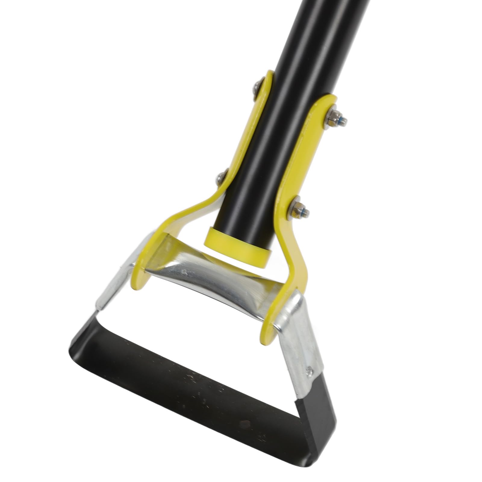 Hula Hoe de Acero Inoxidable de 4,76 pies, azada de deshierbe Ajustable, azada de jardín de Empuje y tracción con Cabeza Triangular de Metal, azada de escarificación con Estribo