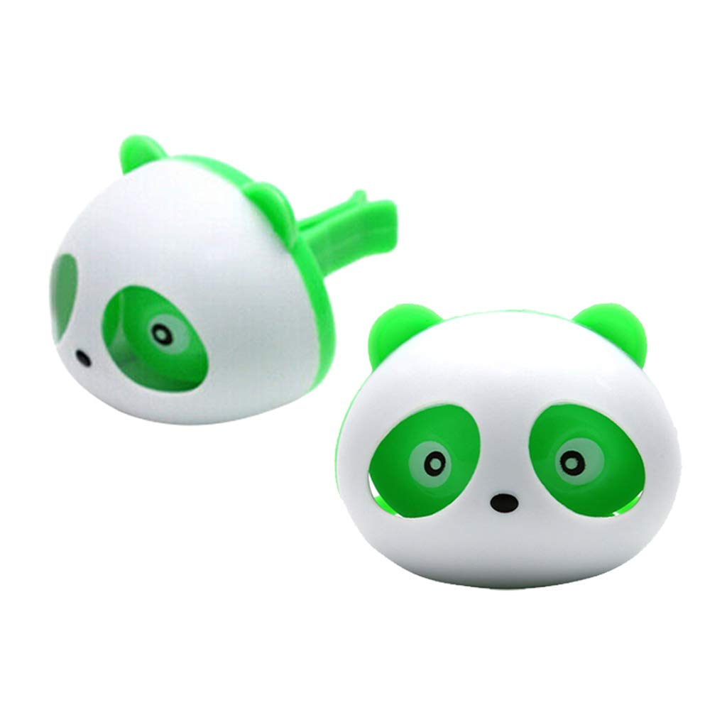 Amazon Toygogo 車のトラックのための2pcパンダかわいい車の香水芳香剤の自動付属品 緑 車用芳香剤 車 バイク