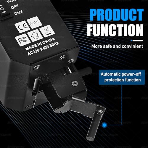 Máquina Profesional para Caída de Telón 2-Pack con Control DMX512 miniatura 4