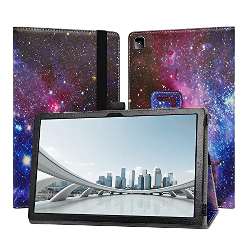 JRTAL Funda para Honor Pad X8, Slim Fit Carcasa de Cuero Sintético con Función de Soporte Folio Case para Honor Pad X8 /X8 Lite 10.1' Tableta（No funcionará para Honor Pad 8）- Galaxy