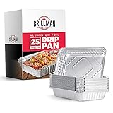 Grillman 6415 Drip Pans Compatible for Weber Spirit Series, Genesis Series, Q Series Grills,...