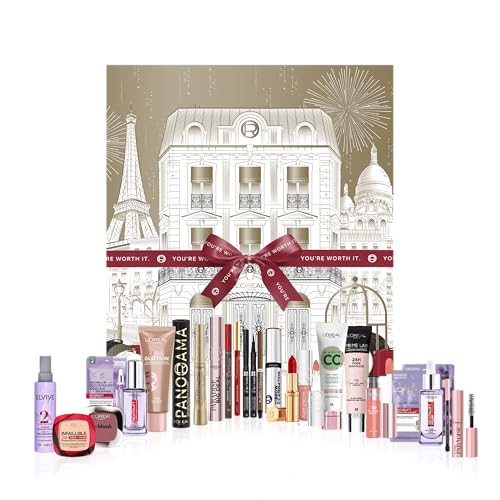 Calendario dell'Avvento L'Oréal Paris 2025 con 24 prodotti di bellezza