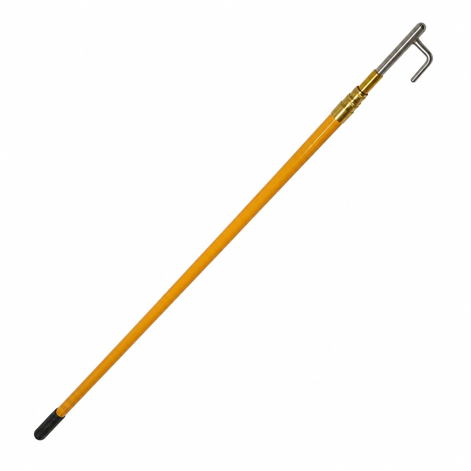Asta telescopica per Gancio da Barca,Mezzos Marinaio Nautico ad Alta Resistenza,Mezzos Marinaio telescopico Nautico,Rubber Handle,Lightweight,per ormeggi e Accessori
