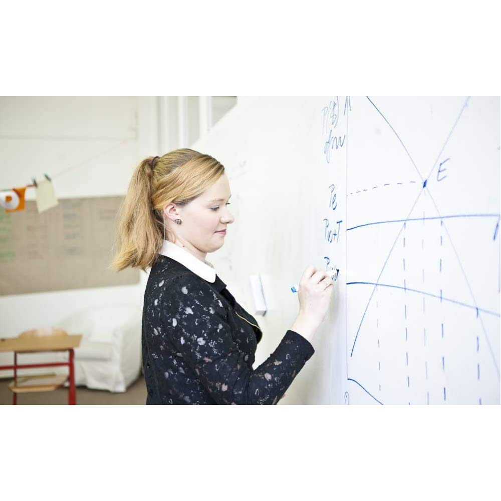 Pintura de Pizarra Smart Blanca 2m² - Crea una Pizarra Blanca - Borrado En Seco - Para Pared de Oficina, Colegios o Casas