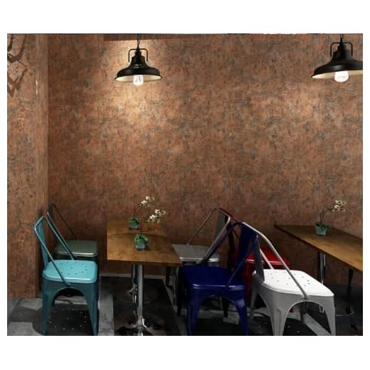 Retro nostalgisk industriell vind tapet metall tenn bar café restaurang klädaffär cement grå tapet för vardagsrum vägg kök badrum hylla skåp