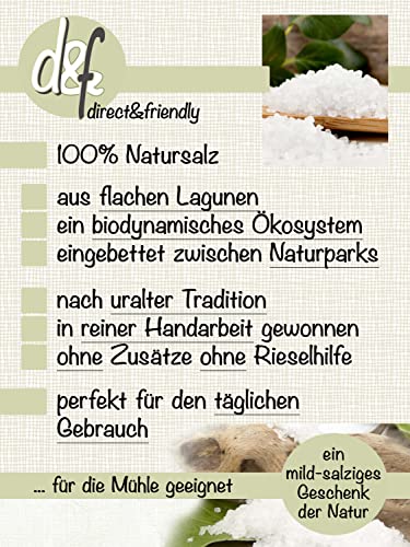 direct&friendly | grobes Bio-7 Kräuter-Gewürzsalz | 200g | Meersalz mit Bio Kräutern und Gewürzen | für die Mühle geeignet
