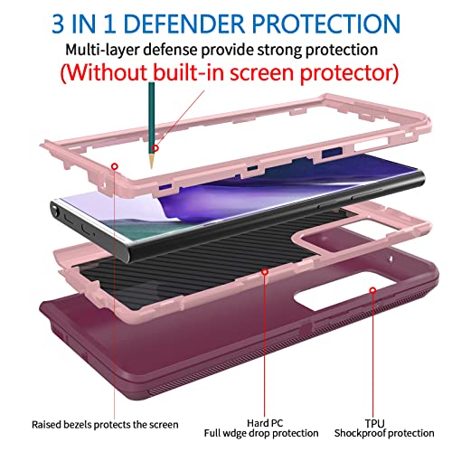 Coque Samsung Note 20 5G antichoc violette robuste anti-casse