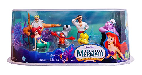 the little mermaid figure set