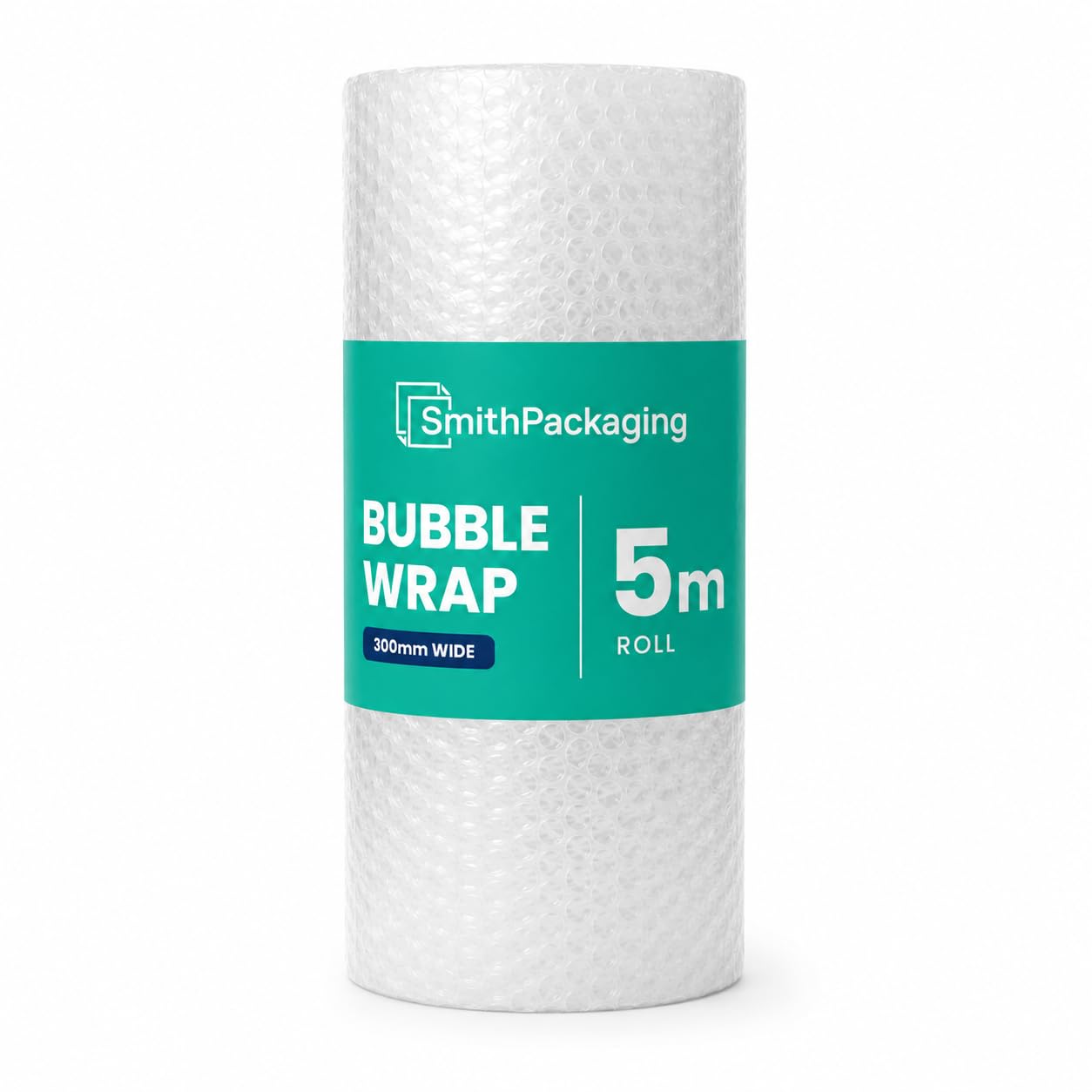 SmithPackaging Large Bubble Wrap Roll 300mm x 5m - Small Air Bubbles Packaging for Moving House & Packing Storage Boxes