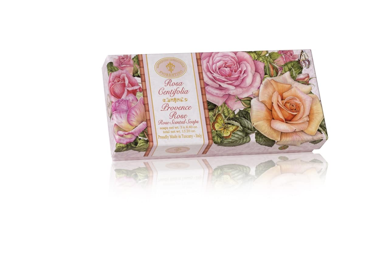 Saponificio Artigianale Fiorentino Sabun 3x125 Gr - Rose