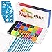 ACWOO Face Body Painting, 26 Colori Truccabimbi Kit con 30 Stampini e 10 Pennelli, Pittura Corpo Pittura a Olio Professionale Flash Tattoo Makeup Palette Pittura, Feste, Trucco Make-up, Halloween