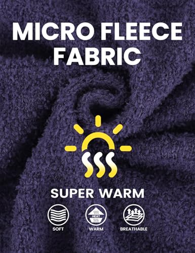 Yimoon Fleece Pajamas Women Fuzzy Warm Pjs Set 2 Piece Fluffy Pullover Pants Loungewear Cozy Plush Sleepwear2