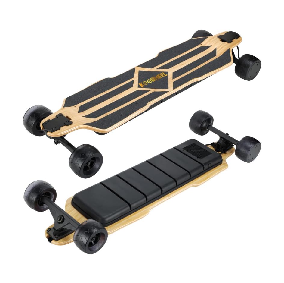 Elektro Skateboard 550W Motor, 75-80km Reichweite E-Skateboard mit 10S4P Akku, 45km/h Max Speed, 150kg Tragkraft IPX4, City Commuting Erwachsene
