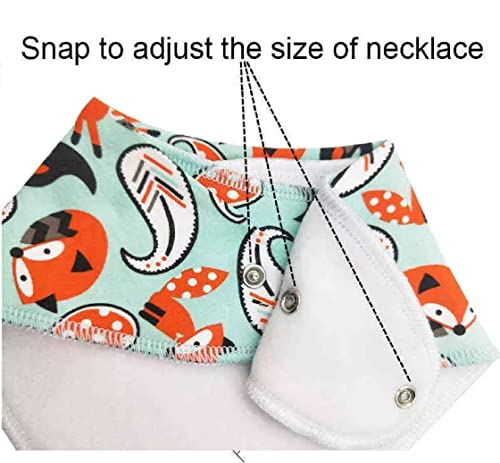 OnlyBee 6 Pack - Baby Feeding/Drool Bibs (6 Random Girls Mix) - Image 3