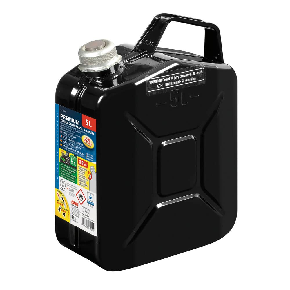 Tanica Carburante Con Tappo Magnetico In Metallo 5L - 4