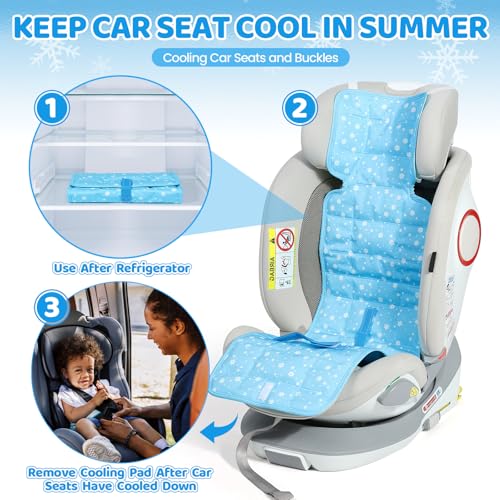 Orzbow Car Seat Cooling Pad with Insulated Bag, Car Seat Cooler for Babies Toddler Kids Infant, Portable Car Cooling Seat Pad for Hot Summer to Keep Baby Comfortable